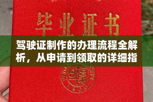 绥滨驾驶证制作的办理流程全解析，从申请到领取的详细指南