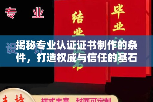 绥滨揭秘专业认证证书制作的条件，打造权威与信任的基石