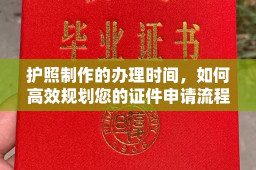 绥滨护照制作的办理时间，如何高效规划您的证件申请流程