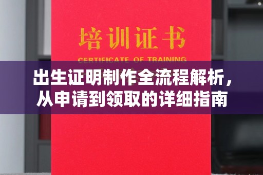 绥滨出生证明制作全流程解析，从申请到领取的详细指南